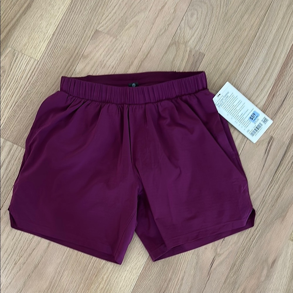 lululemon athletica Maroon Athletic Shorts